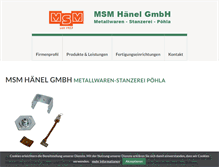 Tablet Screenshot of max-mennicke.de